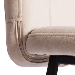 Барный стул  Medeo/Медео велюр, бежевый, 7, 45х56х113 см