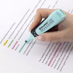 Набор текстовыделителей BRAUBERG 4 шт., АССОРТИ, "SUPER PASTEL", прорезиненный корпус, линия 1-5 мм, 151756