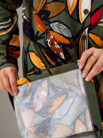 Халат Х-138/хаки-осеннийлист