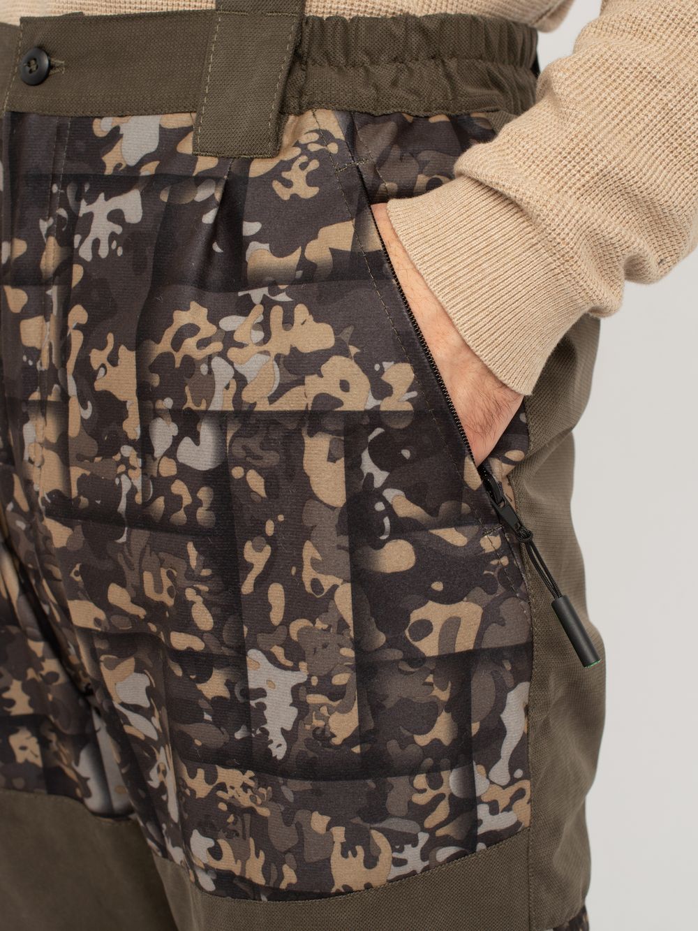 Костюм демисезонный Горка-Люкс ткань Исландия/Алова цвет Хаки/КМФ 005