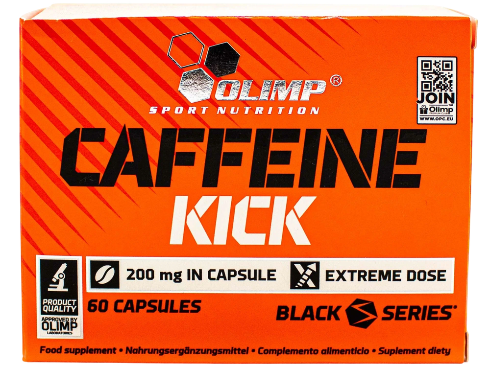 OLIMP Caffeine Kick 200 mg (60caps) , Кофеин