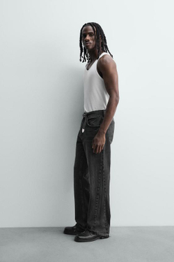 ZARA ДЖИНСЫ FLARE FIT, УГОЛЬНЫЙ