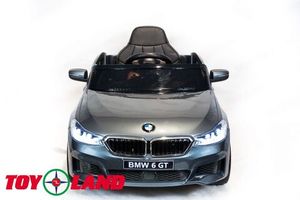 Детский электромобиль Toyland BMW 6 GT Серебро