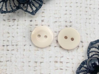 Пуговицы, d 1,2 см, 2 прокола, персиковый