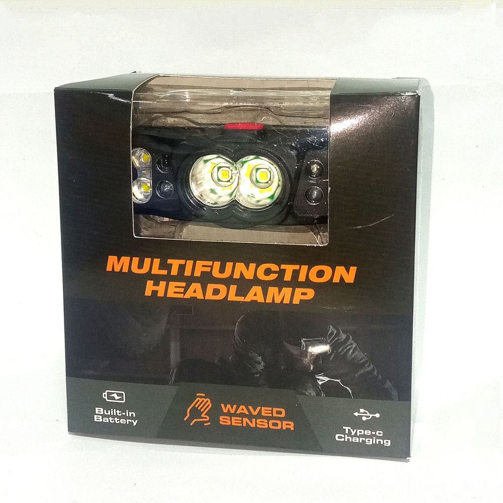 Фонарь NGY HY-T660-2 налобный + крепление на велосипед