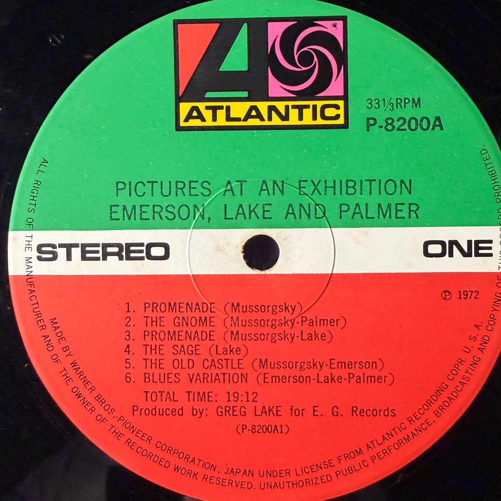 Виниловая пластинка Emerson, Lake & Palmer ‎– Pictures At An Exhibition LP