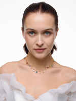 Колье "Rainbow glow" Gold