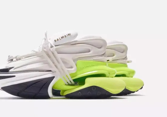 Кроссовки Balmain White/Green