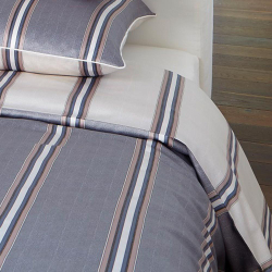 Пододеяльник 155x200 Elegante Cascade серый вид