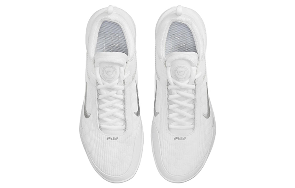 Nike Court Zoom Nxt "White Metallic Silver" Women"s