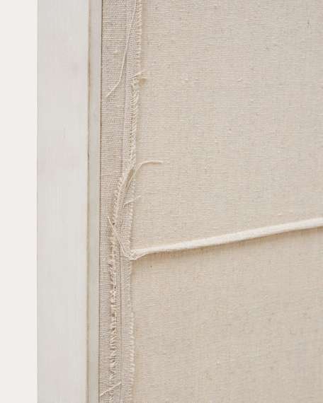 Maha Картина Белая с горизонтальной линией 110 х 220 см