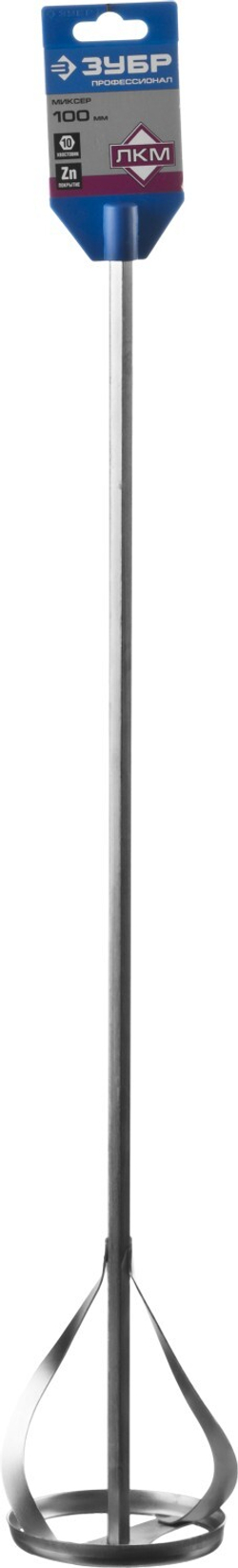 ЗУБР 100 х 600 мм, шестигранный хвостовик, миксер для красок, Профессионал (0602-10-60)