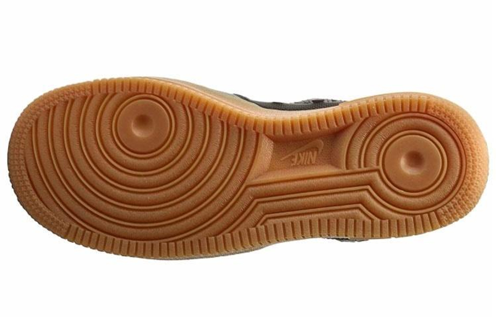 Кроссовки Nike Air Force 1 Black Gum (Женская размерная сетка)