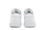 Кроссовки Jordan Air Jordan 1 Low Quilted "Triple White" (Женская размерная сетка)