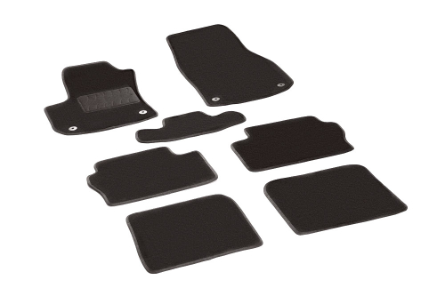 Ворсовые коврики LUX для Opel Zafira II 2005-2014, Seintex.82343