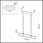 6629/25L ODL Светильник LED 25Вт 3000К 220В IP20 HIGHTECH