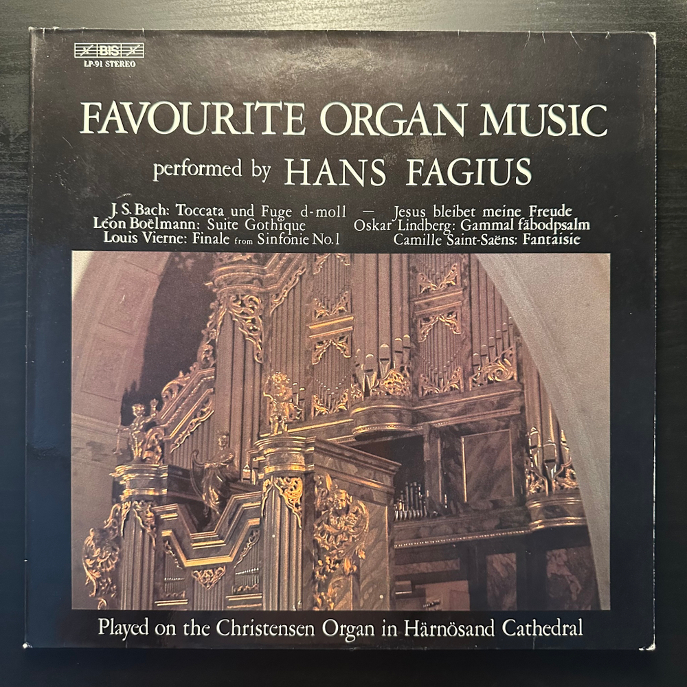 Ханс Фагиус- Любимая органная музыка (Скандинавия 1977г.)