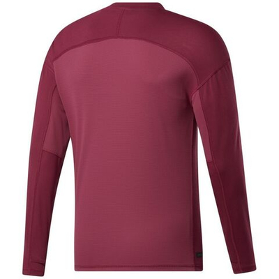 Мужская теннисная футболка теннисная Reebok Les Millis LS Tee M - punch berry