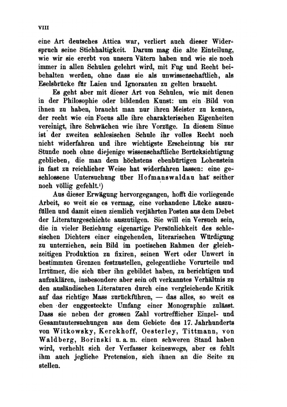 Christian Hofman von Hofmanswaldau. Ein Beitrag zur Literaturgeschichte des siebzehnten Jahrhunderts | Josef Ettlinger