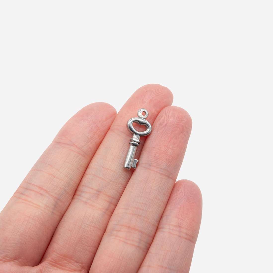 Подвеска "Ключик" 20*8мм, сталь без покрытия