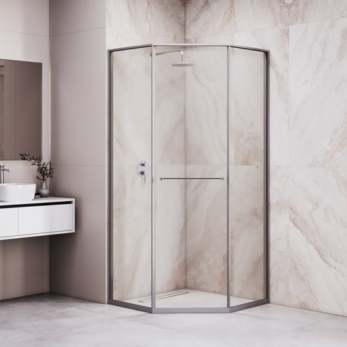 Душевой уголок RGW SV-82Gr "L" (Прозрачное, 800x1200)