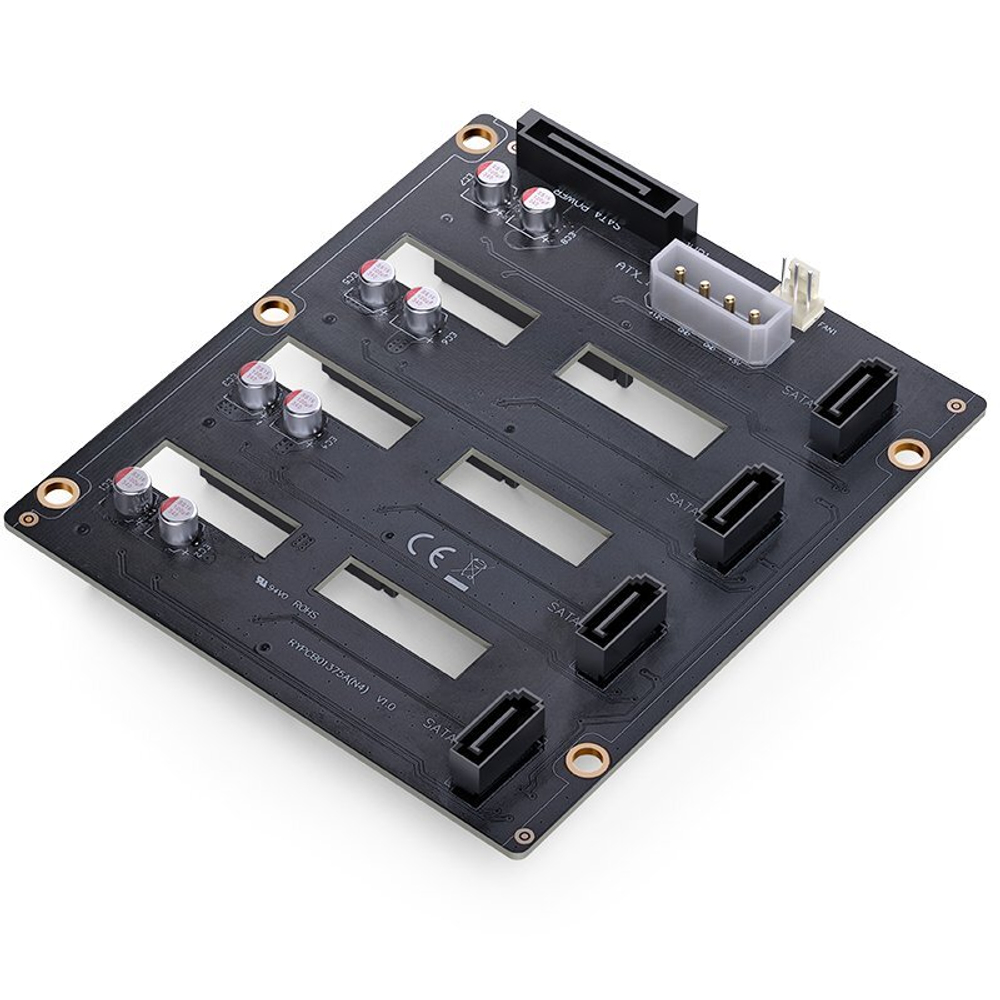 Корпус JONSBO N4, ITX, Micro-ATX, черный (без БП)