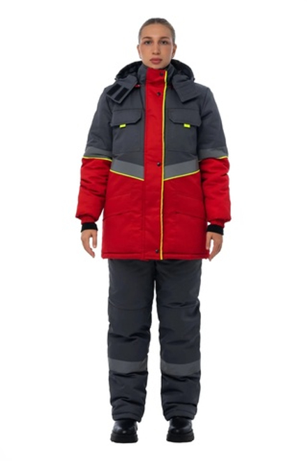 Костюм женский утепленный "Северная широта" куртка+полукомбинезон