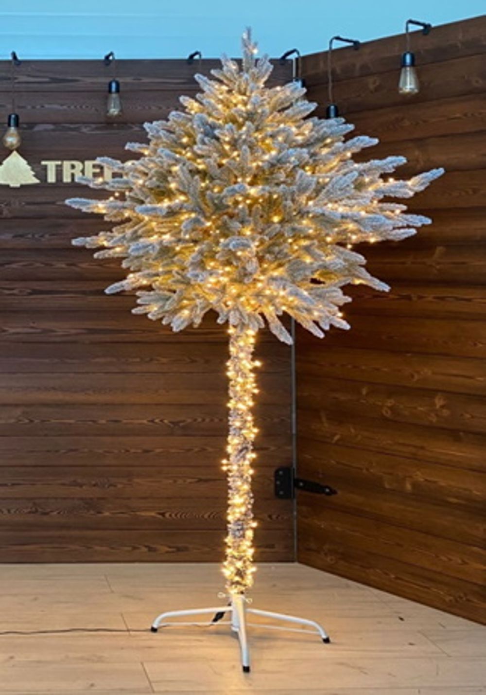 ель Торшер с встроенной гирляндой, ель на ножке