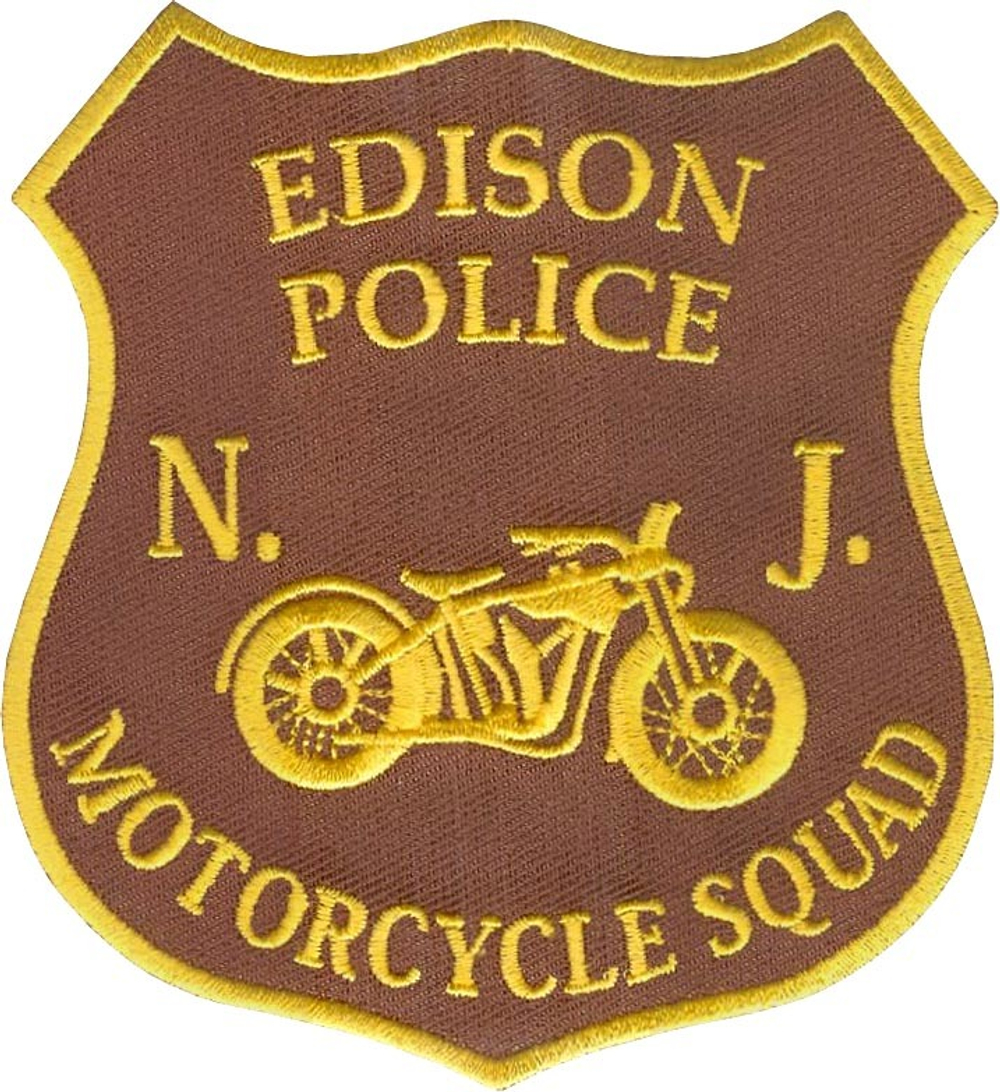 Нашивка Edison Police Motorcycle Squad - Мотобатальон полиции Эдисона