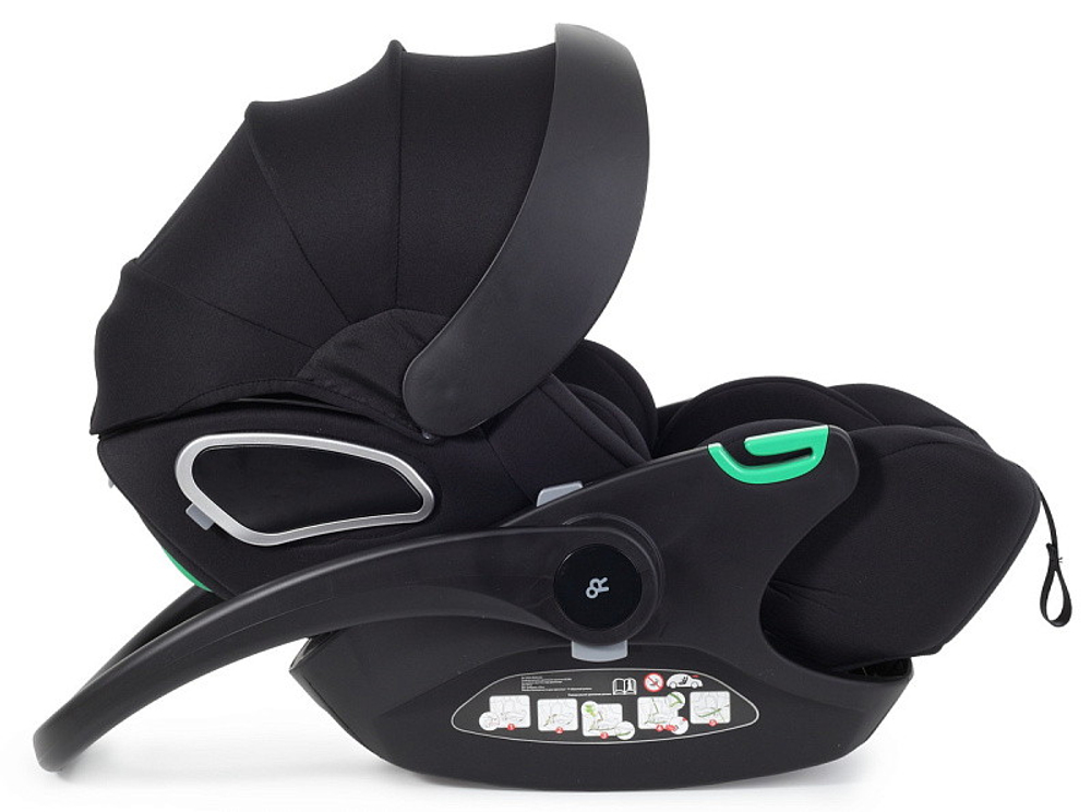 Детская коляска Rant Teo Soft 3 в 1 с автокреслом Evomax Black Graphite