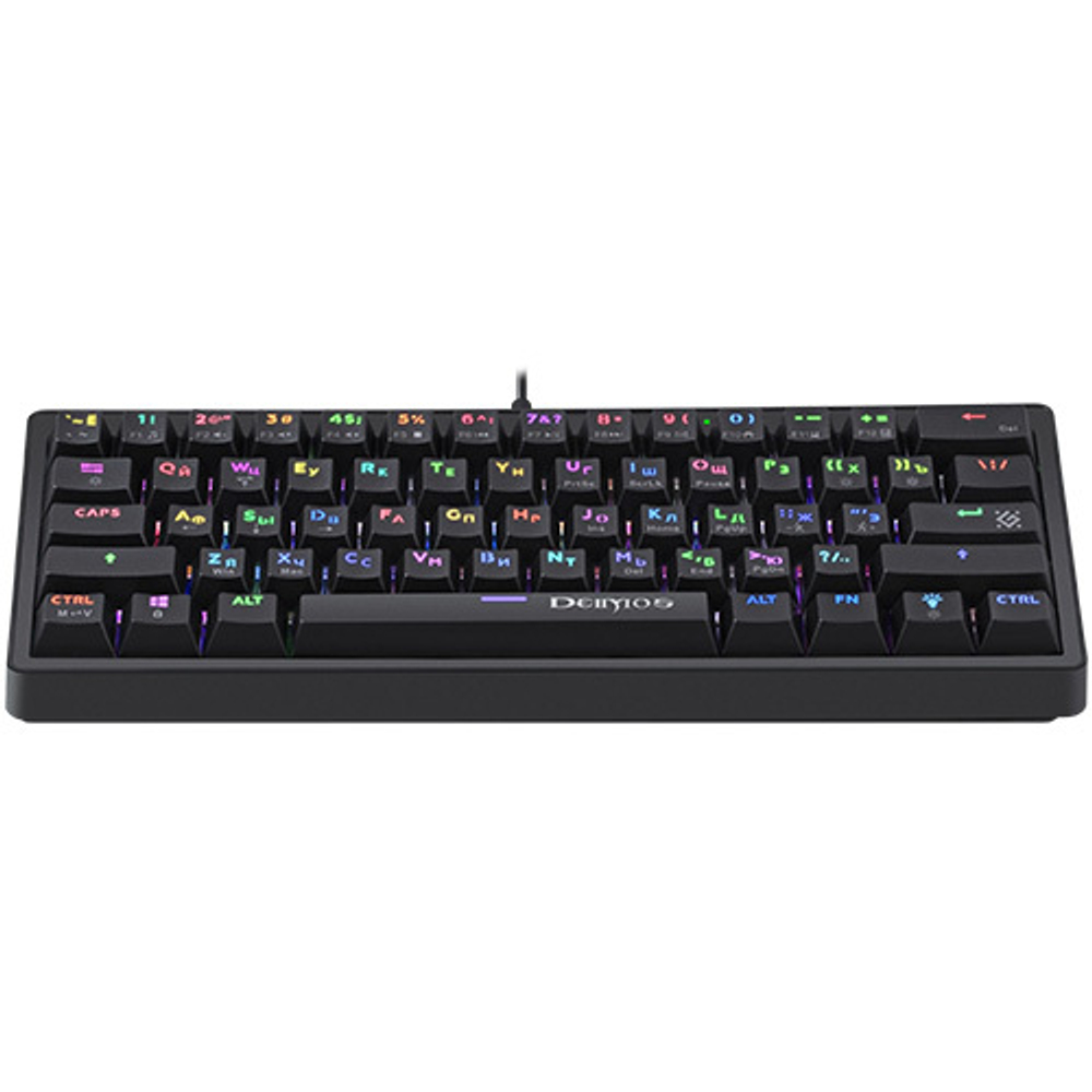Механическая клавиатура Defender Deimos GK-303, USB, RGB, черная