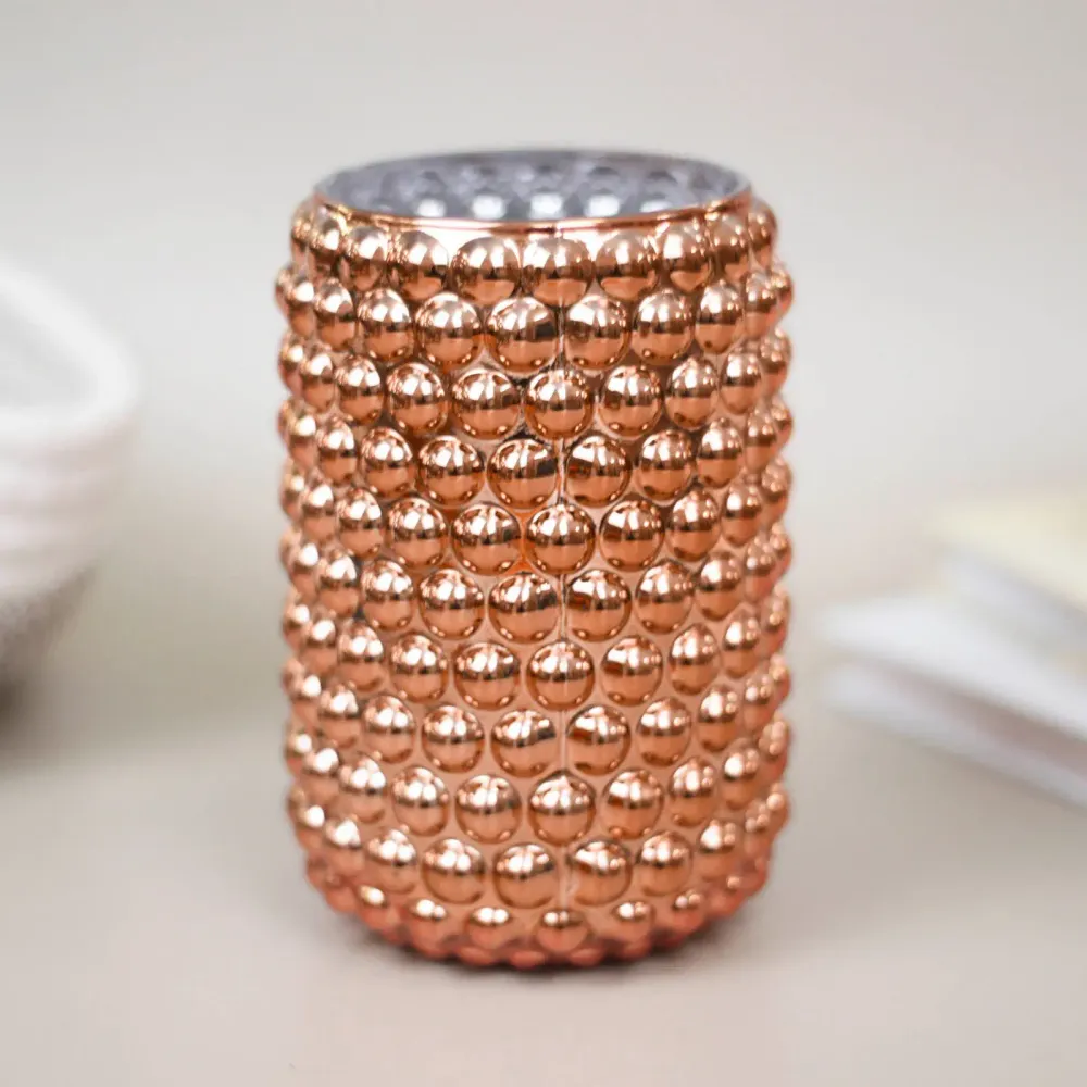 Подсвечник «Капли дождя» 8*12,5 см, Янтарь Подсвечник «Капли дождя» 8*12,5 см, Янтарь