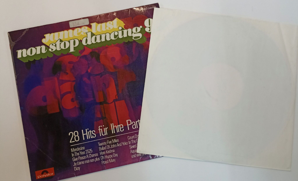 Винтажная виниловая пластинка LP James Last Non Stop Dancing 9 (Germany 1969)