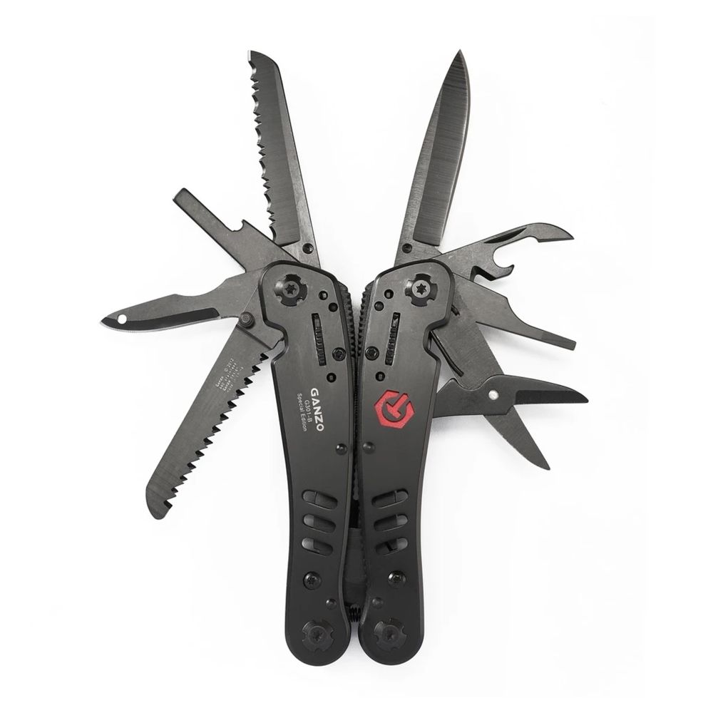 Мультитул &quot;Ganzo&quot;, 105x50x20 мм, 26 предмета, цв. черный