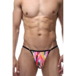 Мужские трусы тонги разноцветные Don Moris DM011910