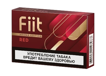 Fiit Red - мягкий табак с ореховыми и ягодными нотками, и ароматом кофе и вишни - Казахстан (блок - 10 пачек)