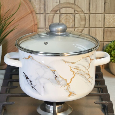 Кастрюля 4л "Marble" тм Appetite