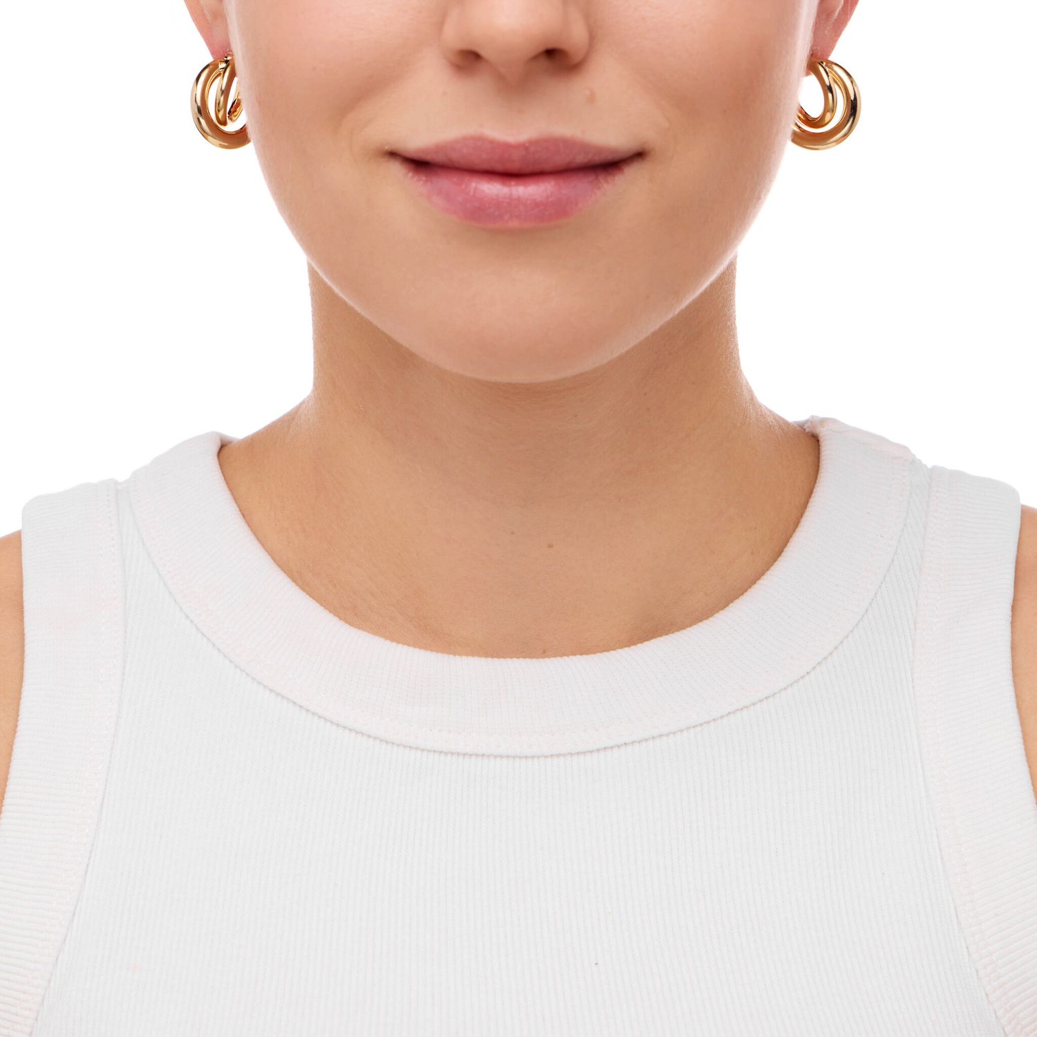 Серьги Criss-Cross Earrings – Gold