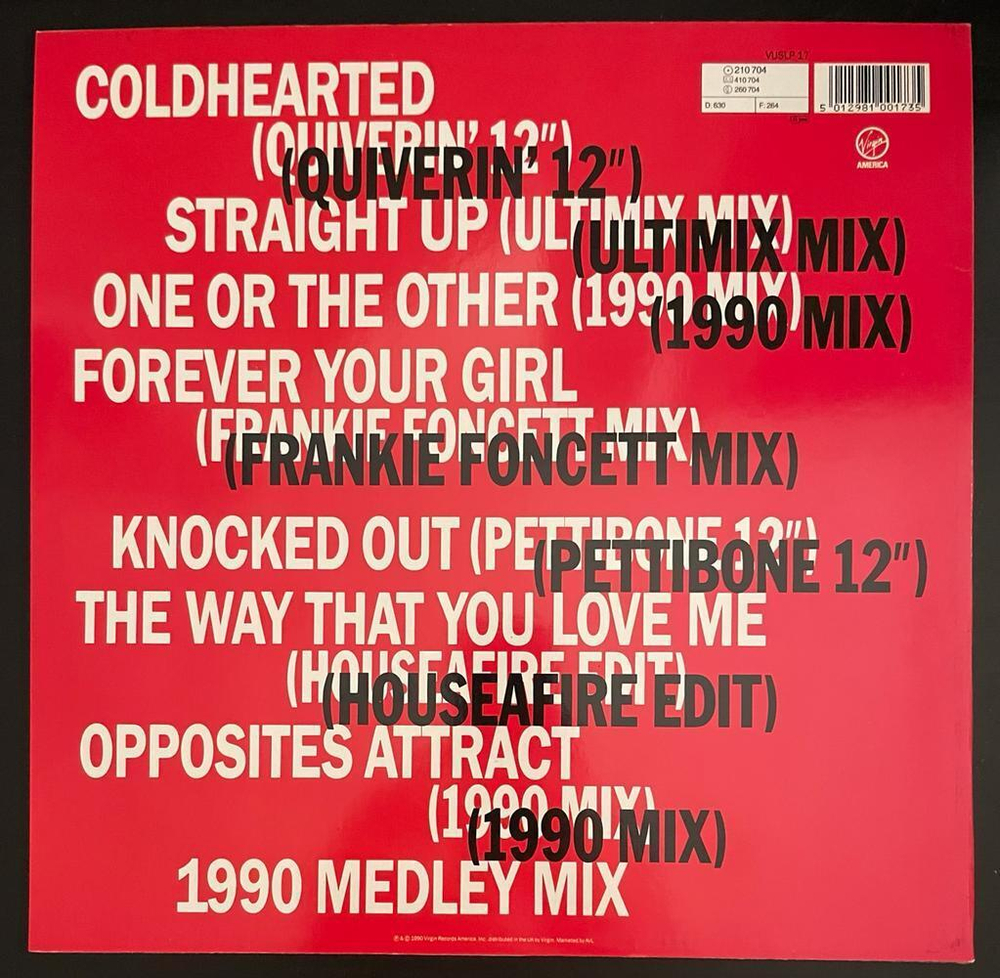 Paula Abdul- Shut Up And Dance (Германия 1990г.)