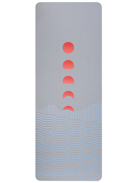 ULTRAцепкий 100% каучуковый коврик для йоги Ultra Eclipse Grey 185*68*0,5 см