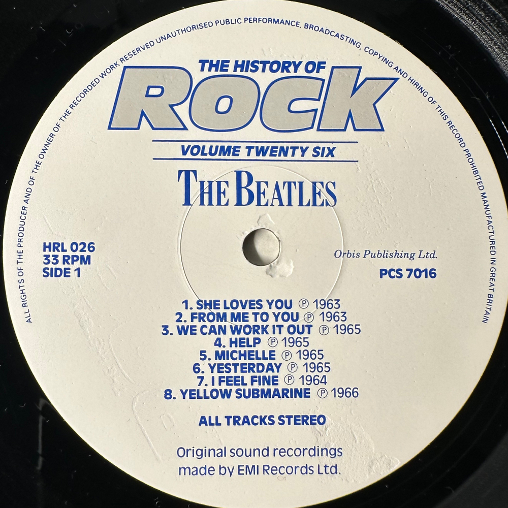 Сборник History Of Rock 26 2LP (Англия 1984г.)