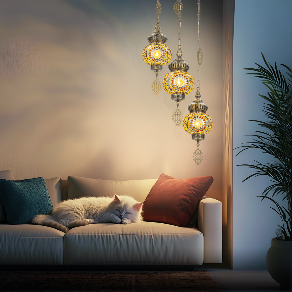 Citilux Каир CL419135 Подвесной светильник Мозаика Янтарь