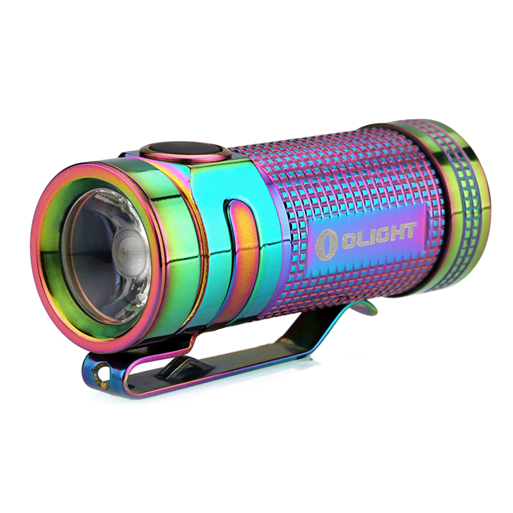 Фонарь светодиодный Olight S Mini Ti Rainbow PVD Титан
