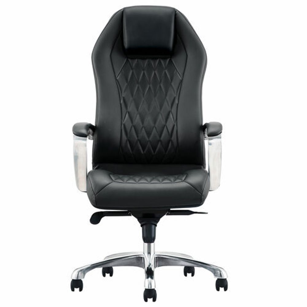 Кресло BRABIX PREMIUM "Aurus EX-705", мультиблок, алюминий, экокожа, черное, 532928