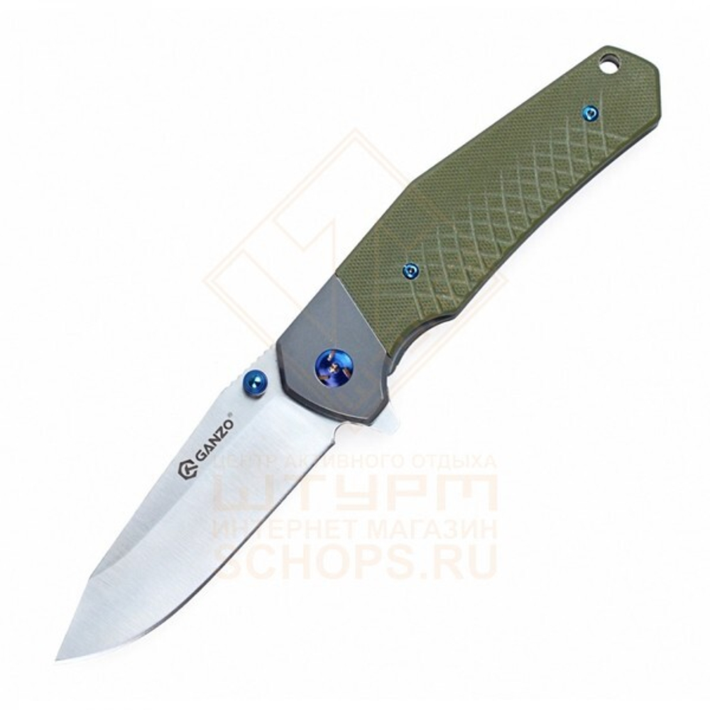 Нож складной Ganzo G7492, Green