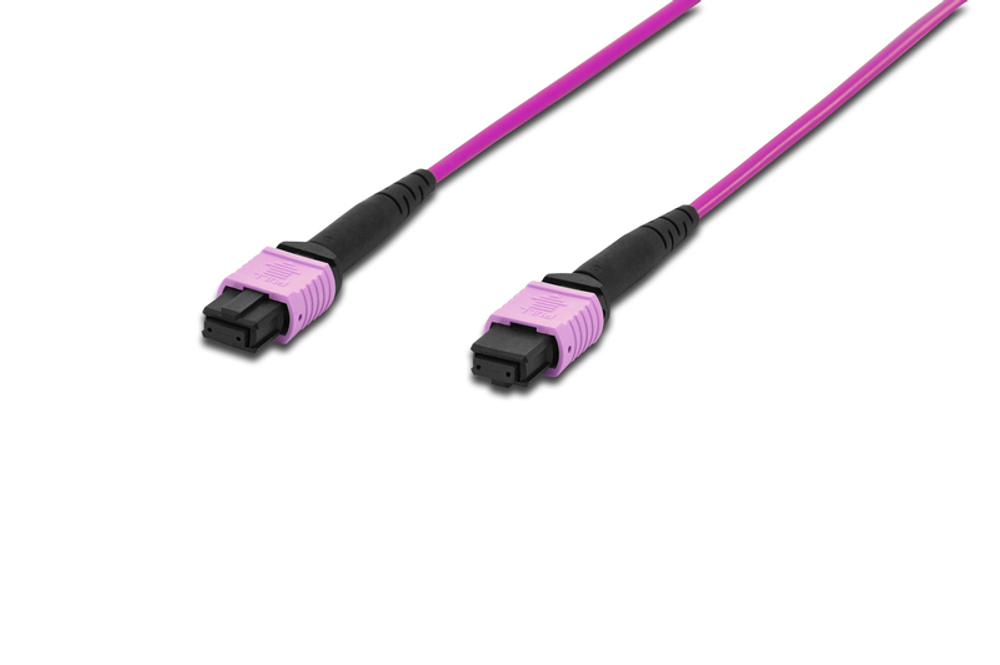 Кабель  Lanmaster LAN-12M-12M/OM4B-3.0