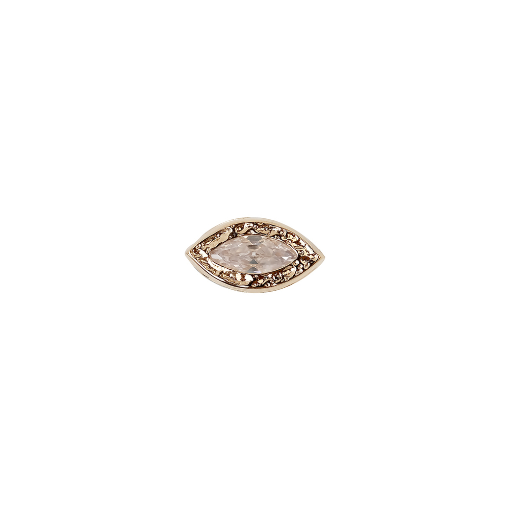 "Делона" кольцо в золотом покрытии из коллекции "Элеганс" от Jenavi