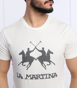 футболка La Martina - белый(CCMR05 JS206)