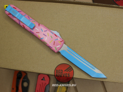 Нож Microtech Ultratech T/E - пончик розовый МТ112