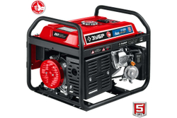 Гибридный генератор бензин/газ с электростартером ЗУБР 5500 Вт, СГ-5500Е